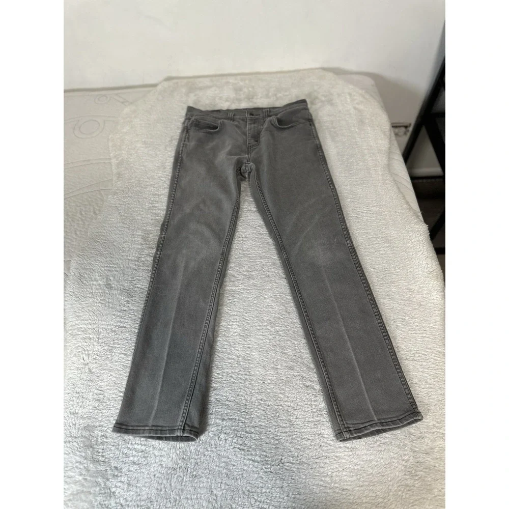 Levis 511 Mens Gray Slim Denim Jeans Size 30x30 Act 30x29 Pants Stretch Pockets‎